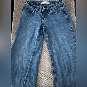 Hollister Straight-Leg Blue Denim Jeans